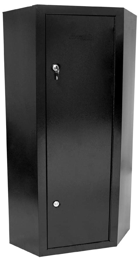 10-gun corner steel cabinet|gun cabinets for sale.